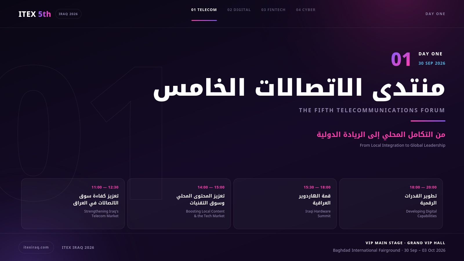 The Fifth Telecommunications Forum
