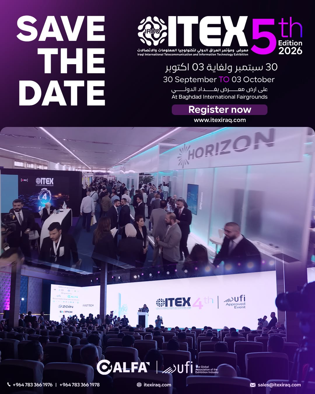 Registration Opens for ITEX IRAQ 2026 as Baghdad Prepares to Welcome the Region’s Technology Ecosystem