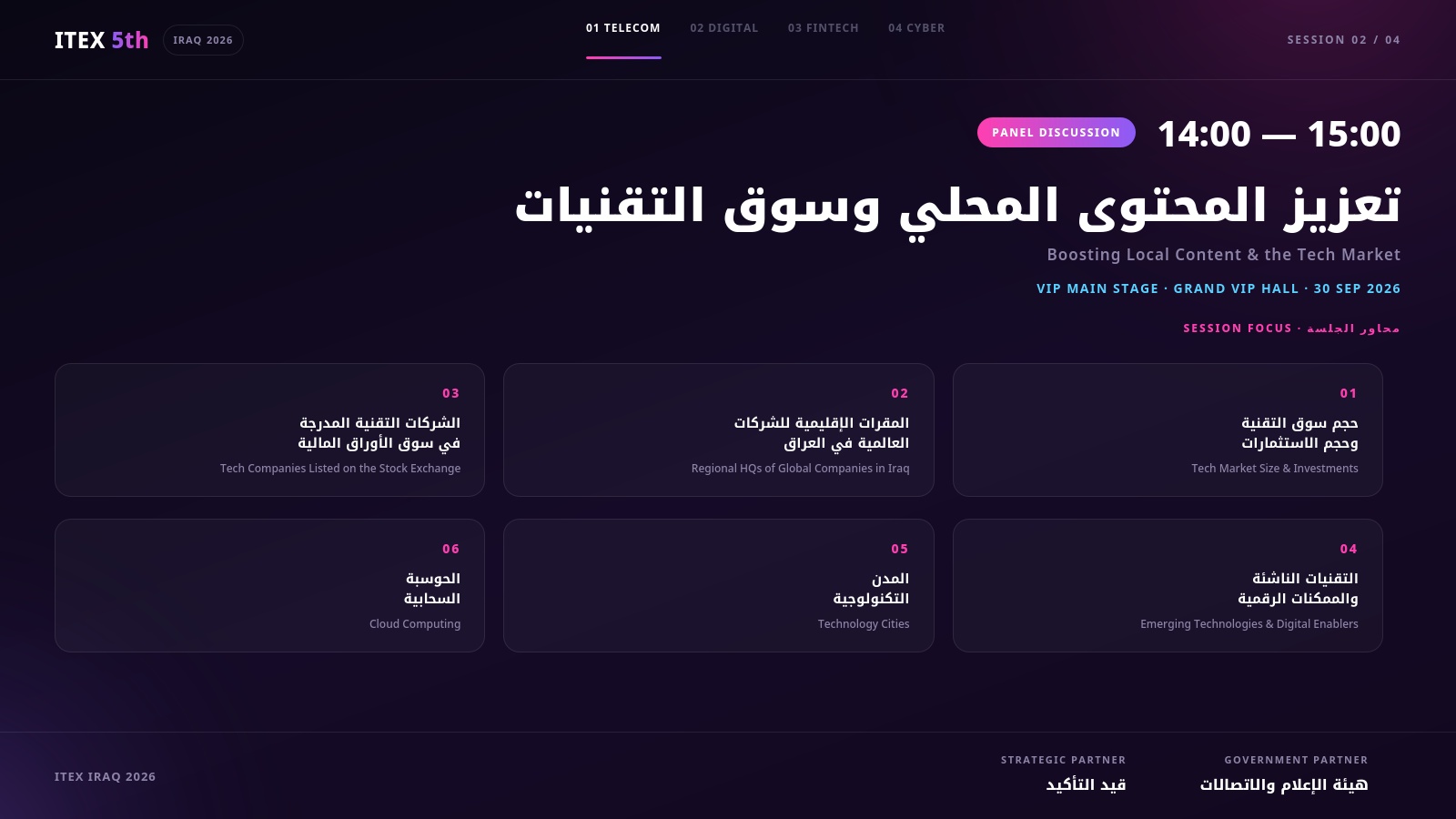 Strengthening Local Content and the Technology Market